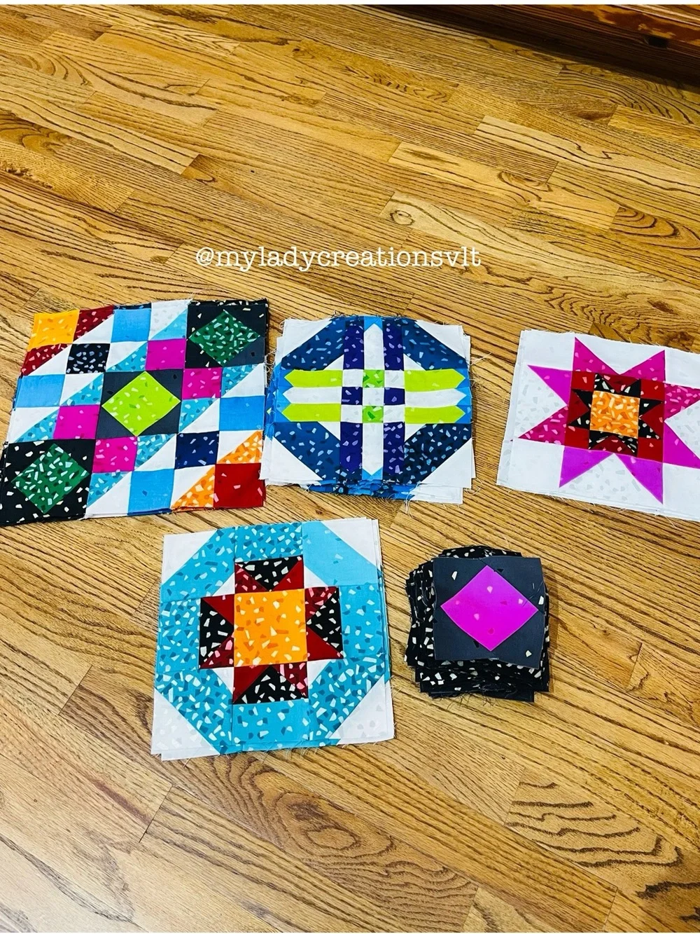 Handmade Rainbow Ombré Patchwork Quilt